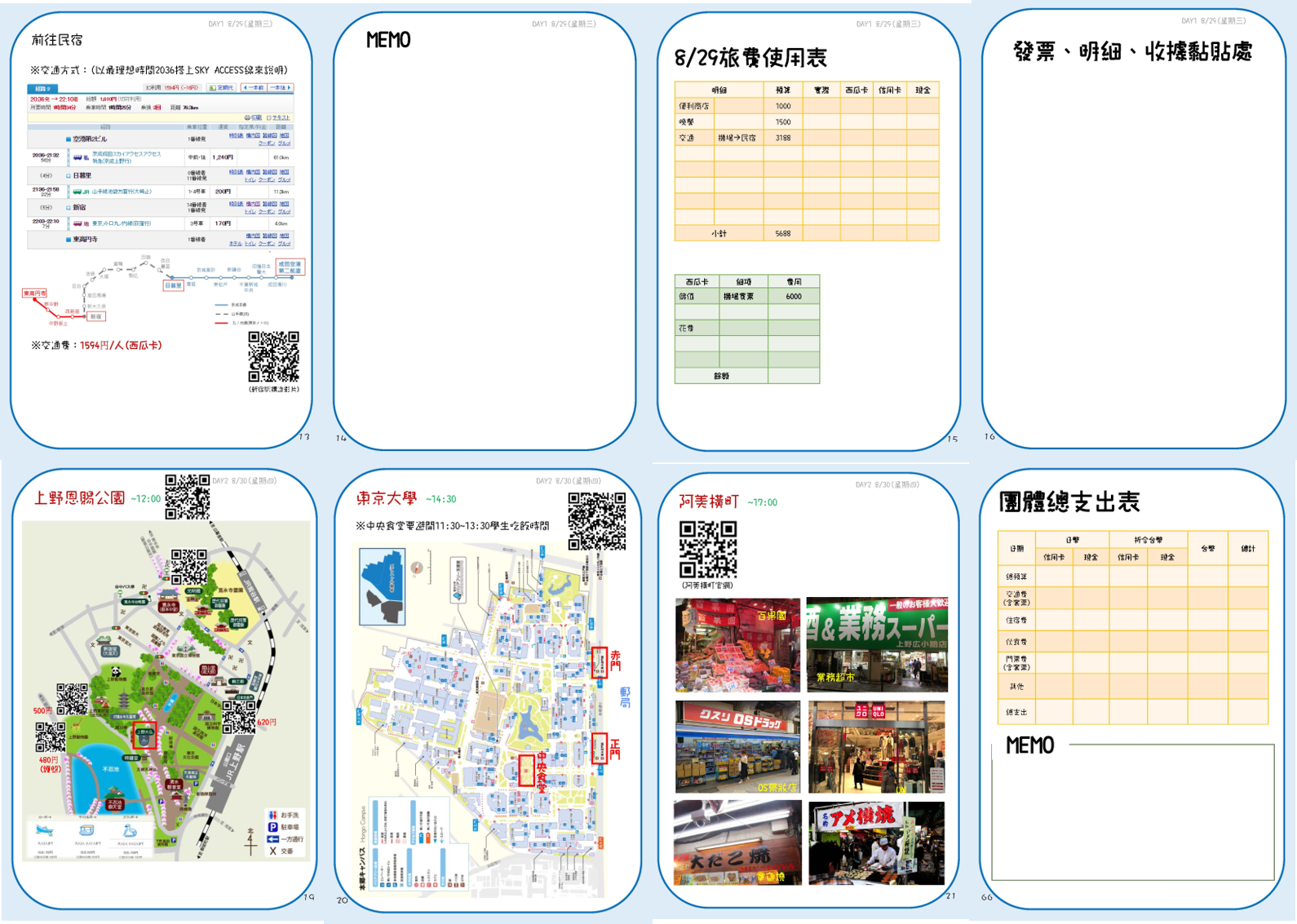 【東京攻略】製作屬於自己的旅遊手冊 - 老皮嫩肉的流水帳生活