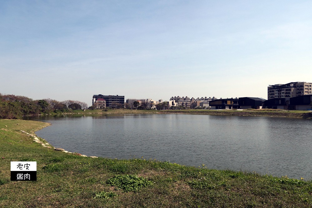 桃園青埔親子公園 | 【臺灣橫山書法藝術公園】 埤塘公園 沙坑溜滑梯鞦韆 腳踏車道 近華泰名品城 - 老皮嫩肉的流水帳生活