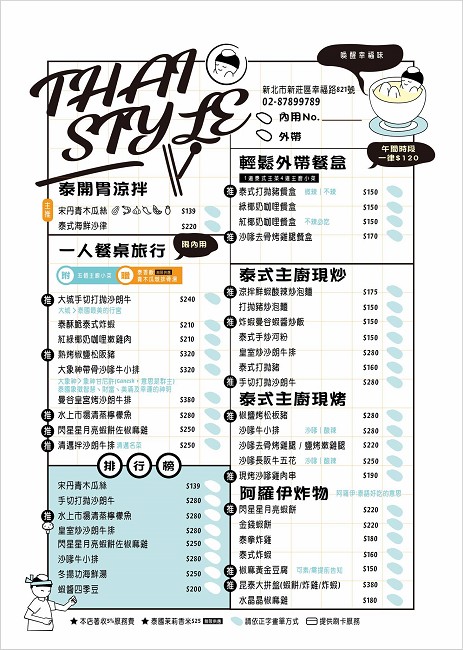 新莊泰式料理推薦 | 新莊聚餐【水上米泰式料理餐廳】有泰式定食 合菜 也有外帶餐盒 - 老皮嫩肉的流水帳生活