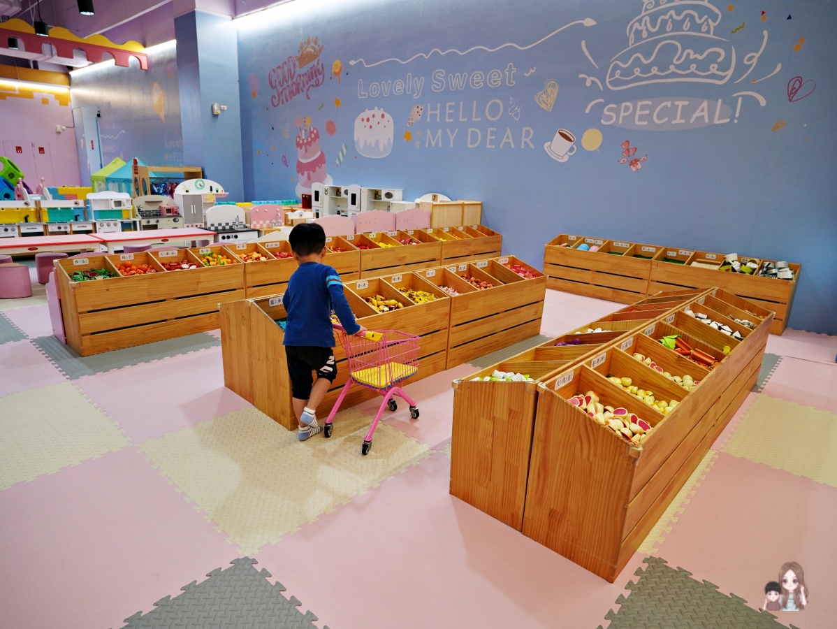 台中親子一日遊推薦【異想新樂園】全室內遊樂園美食街餐點種類豐富 - 老皮嫩肉的流水帳生活